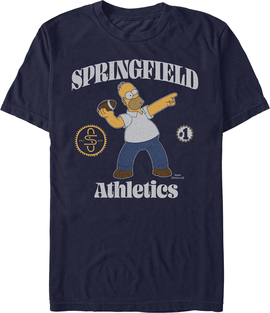 Springfield Athletics Simpsons T-Shirt product image 1