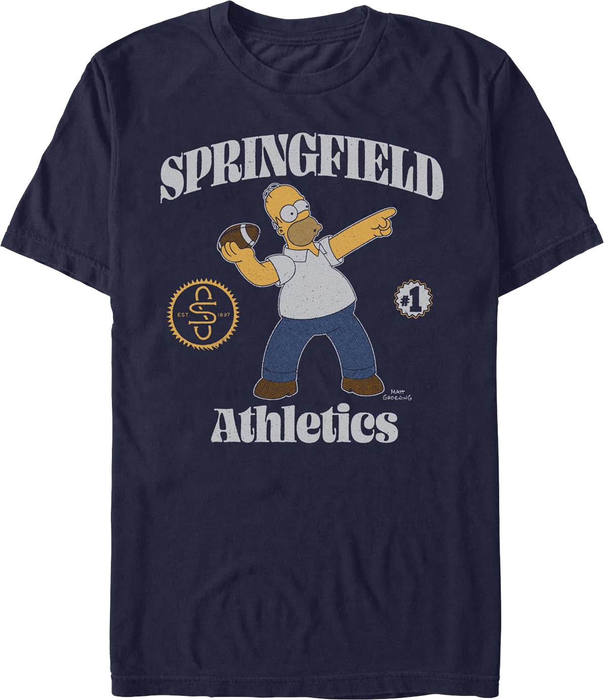 Springfield Athletics Simpsons T-Shirt product image 1