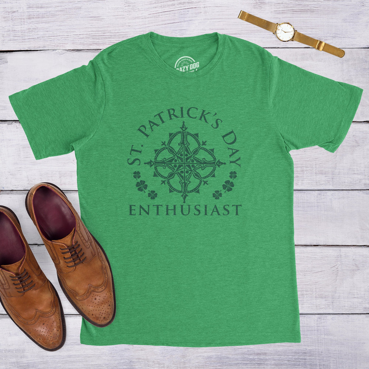 St. Patrick's Day Enthusiast Men's T Shirt product image 2