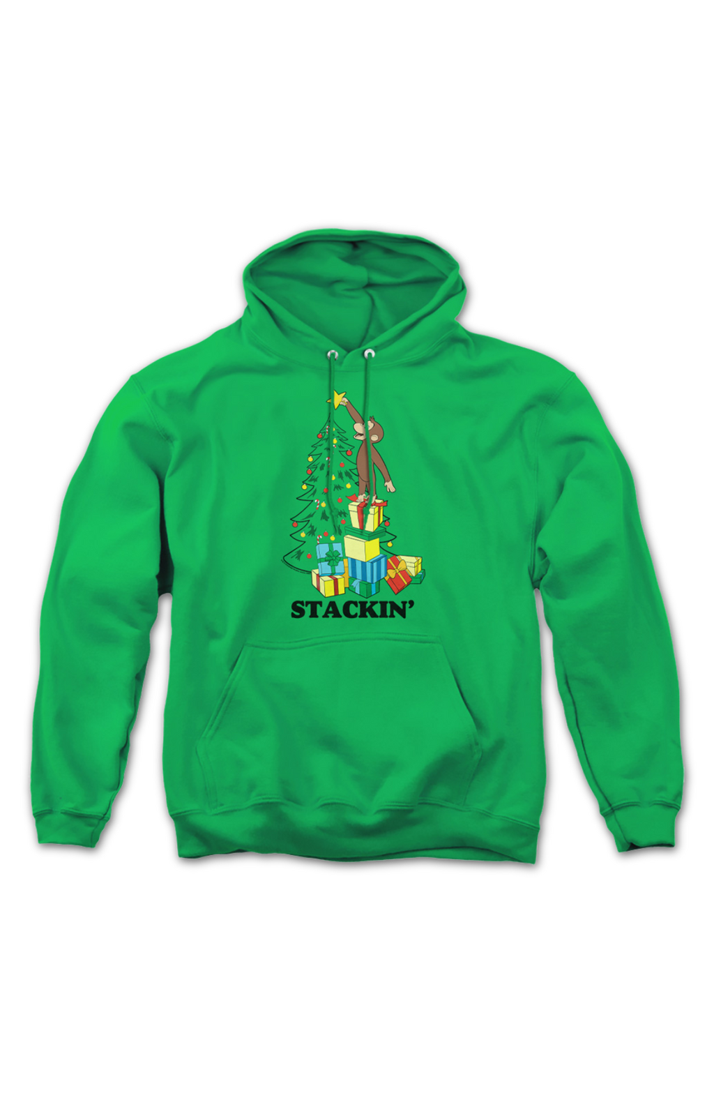 Stackin' Curious George Christmas Hoodie product image 2