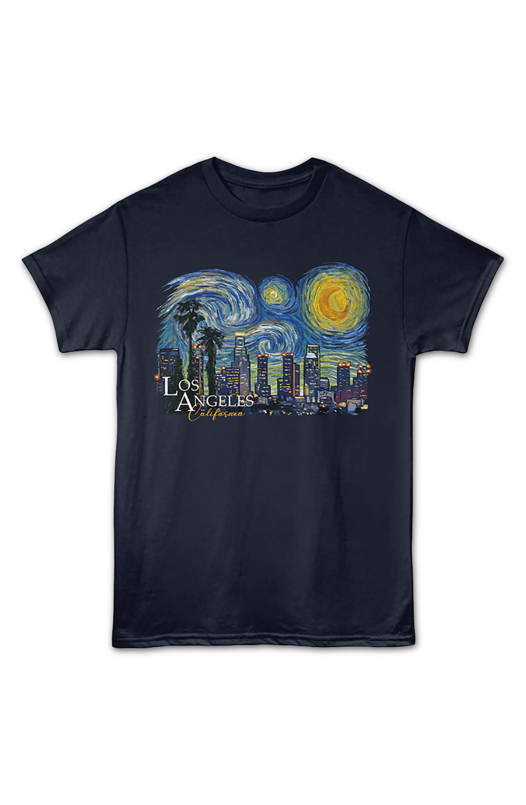 Starry Night Los Angeles California T-Shirt product image 2