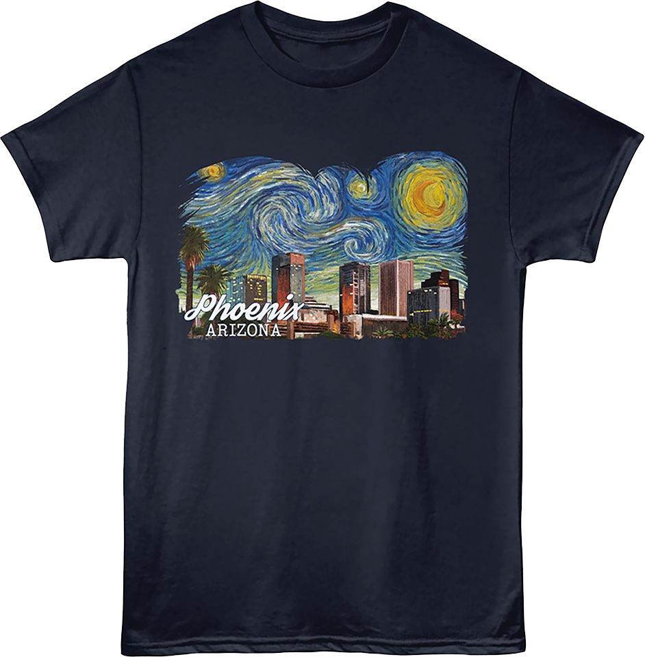Starry Night Phoenix Arizona T-Shirt product image 1