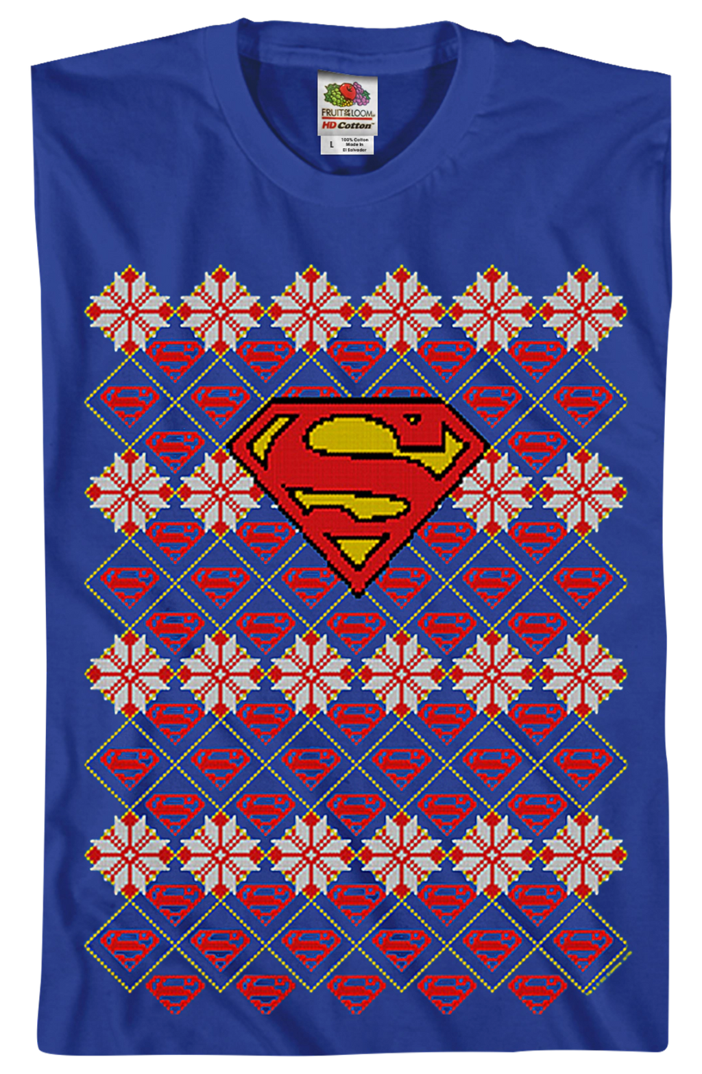 Superman Ugly Faux Knit DC Comics T-Shirt product image 2