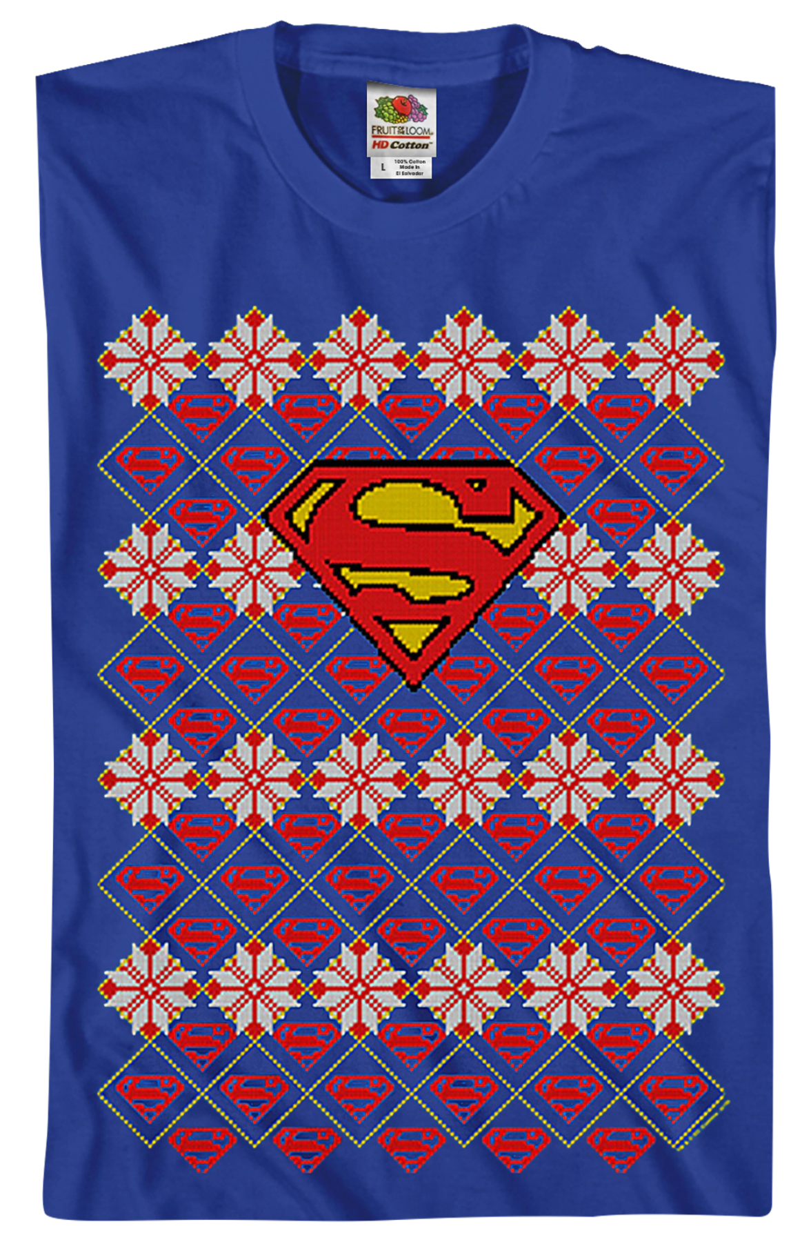 Superman Ugly Faux Knit DC Comics T-Shirt product image 2
