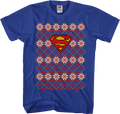 Superman Ugly Faux Knit DC Comics T-Shirt product image 1