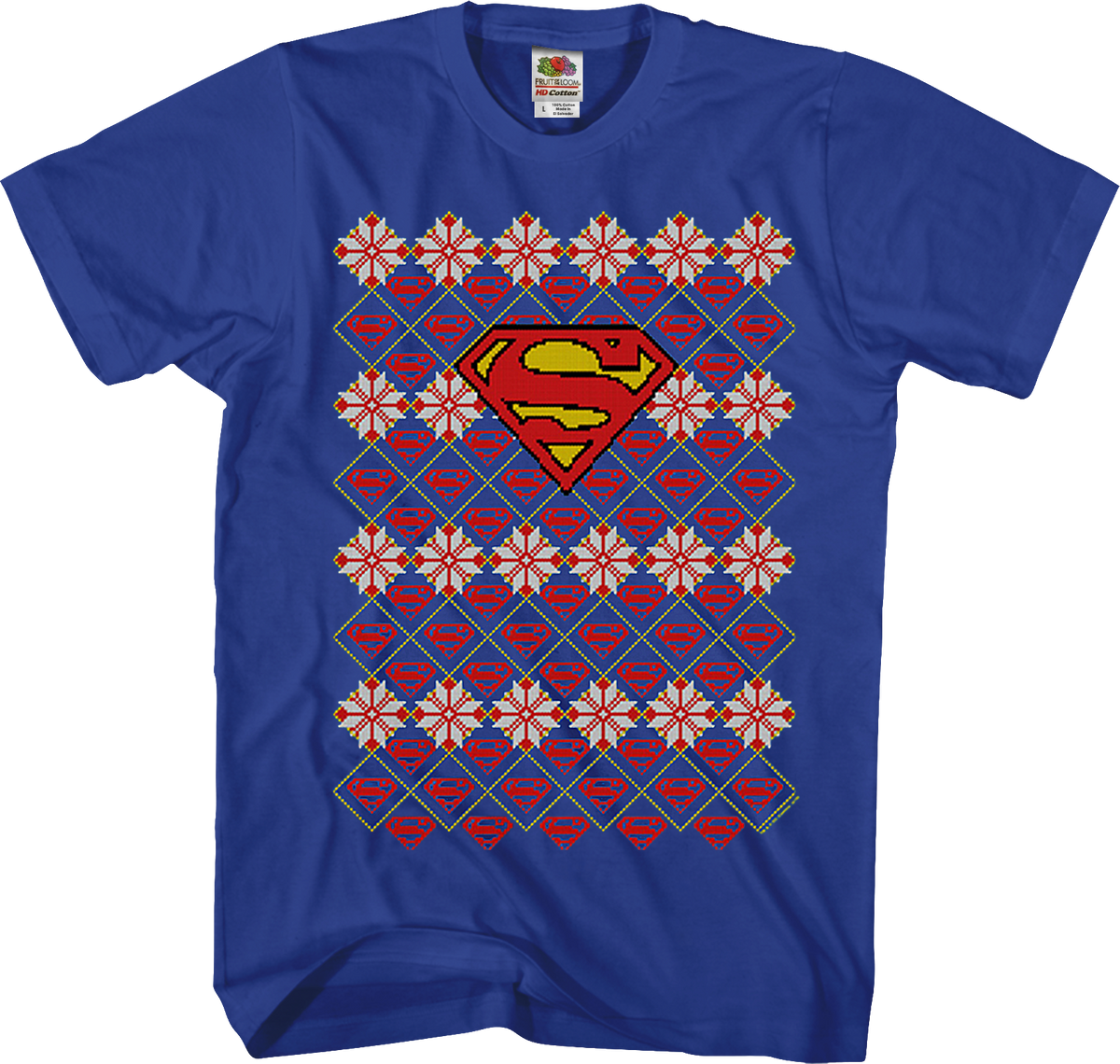 Superman Ugly Faux Knit DC Comics T-Shirt product image 1