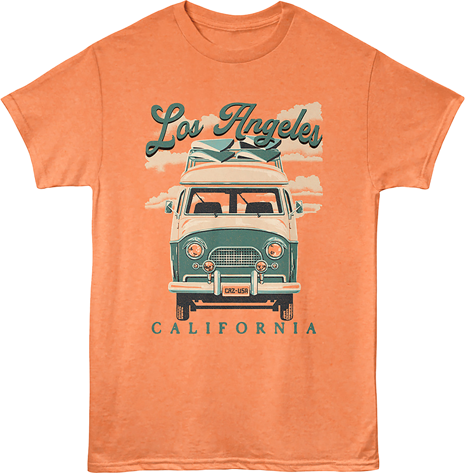 Surf Van Los Angeles California T-Shirt product image 1