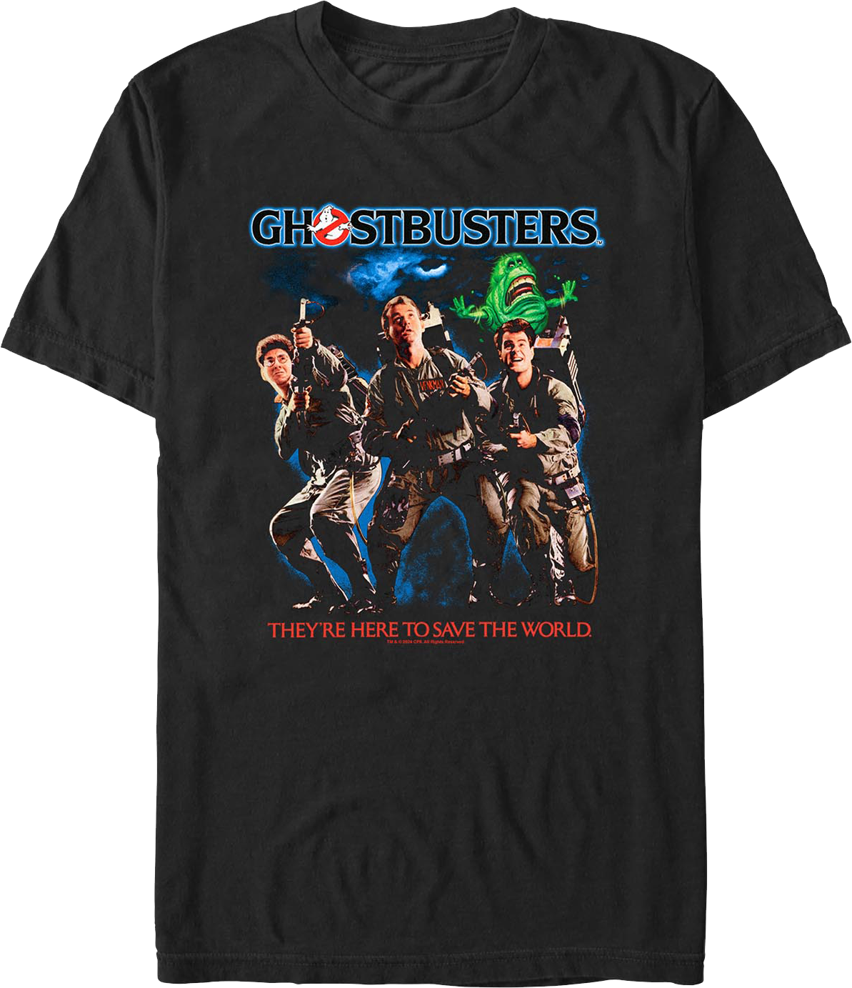 They're Here To Save The World Ghostbusters T-Shirt product image 1