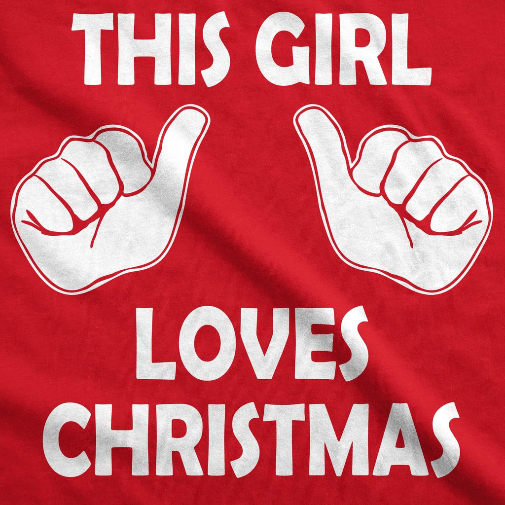 This Girl Loves Christmas Women's T Shirt product image 3