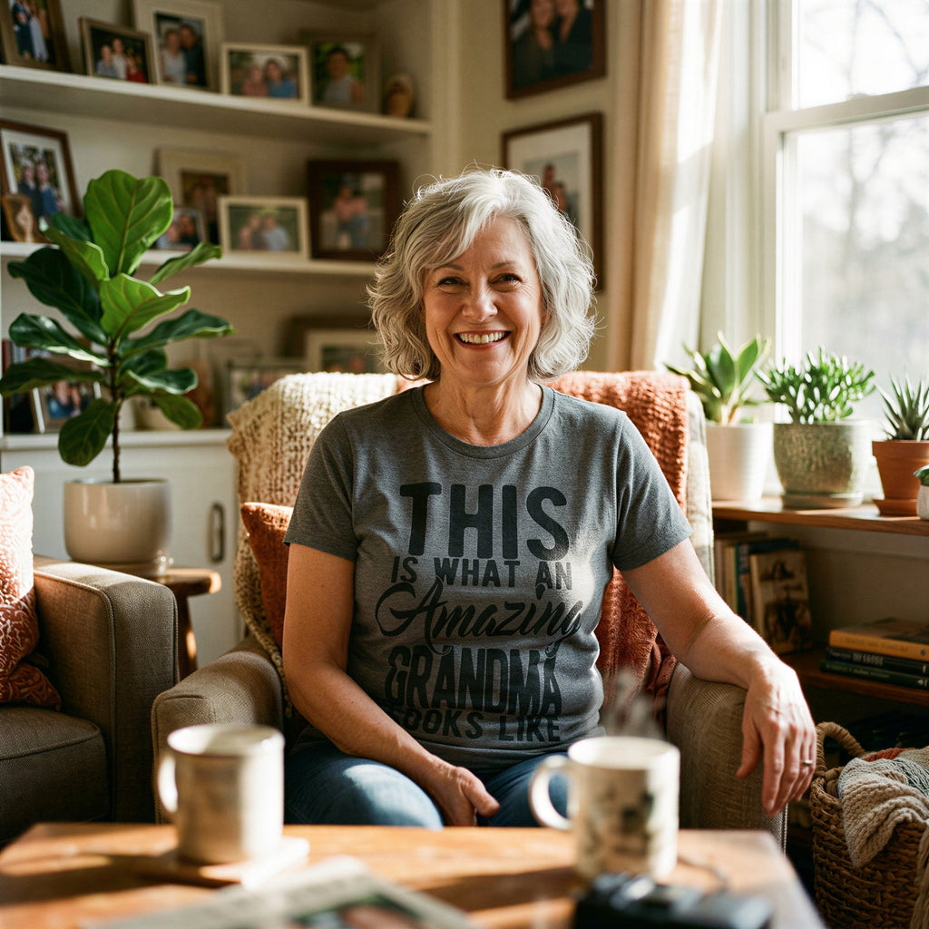 This Is What An Amazing Grandma Looks Like Women's T Shirt product image 2