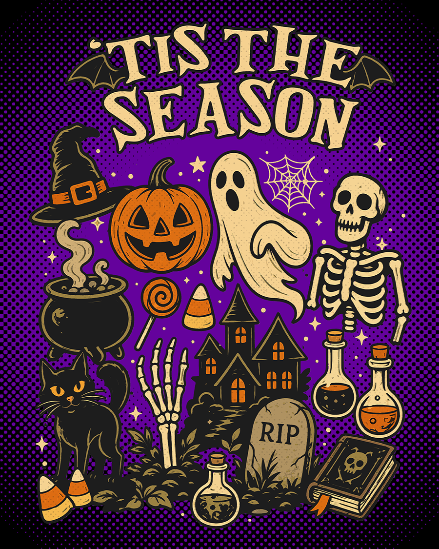 'Tis The Season Halloween Spiced Pumpkin Scented Candle
