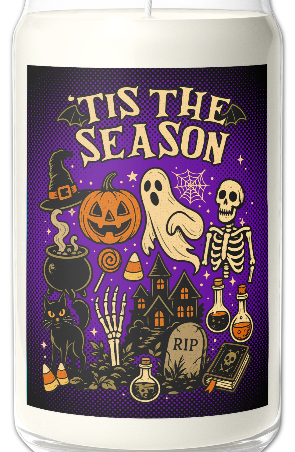 'Tis The Season Halloween Spiced Pumpkin Scented Candle