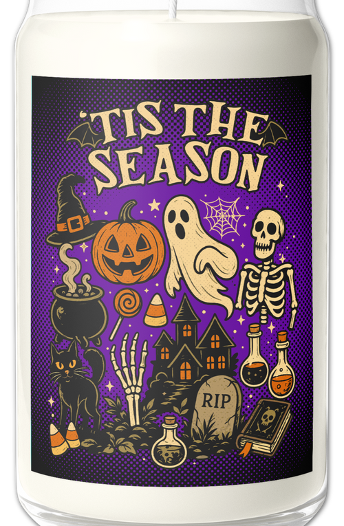 'Tis The Season Halloween Spiced Pumpkin Scented Candle