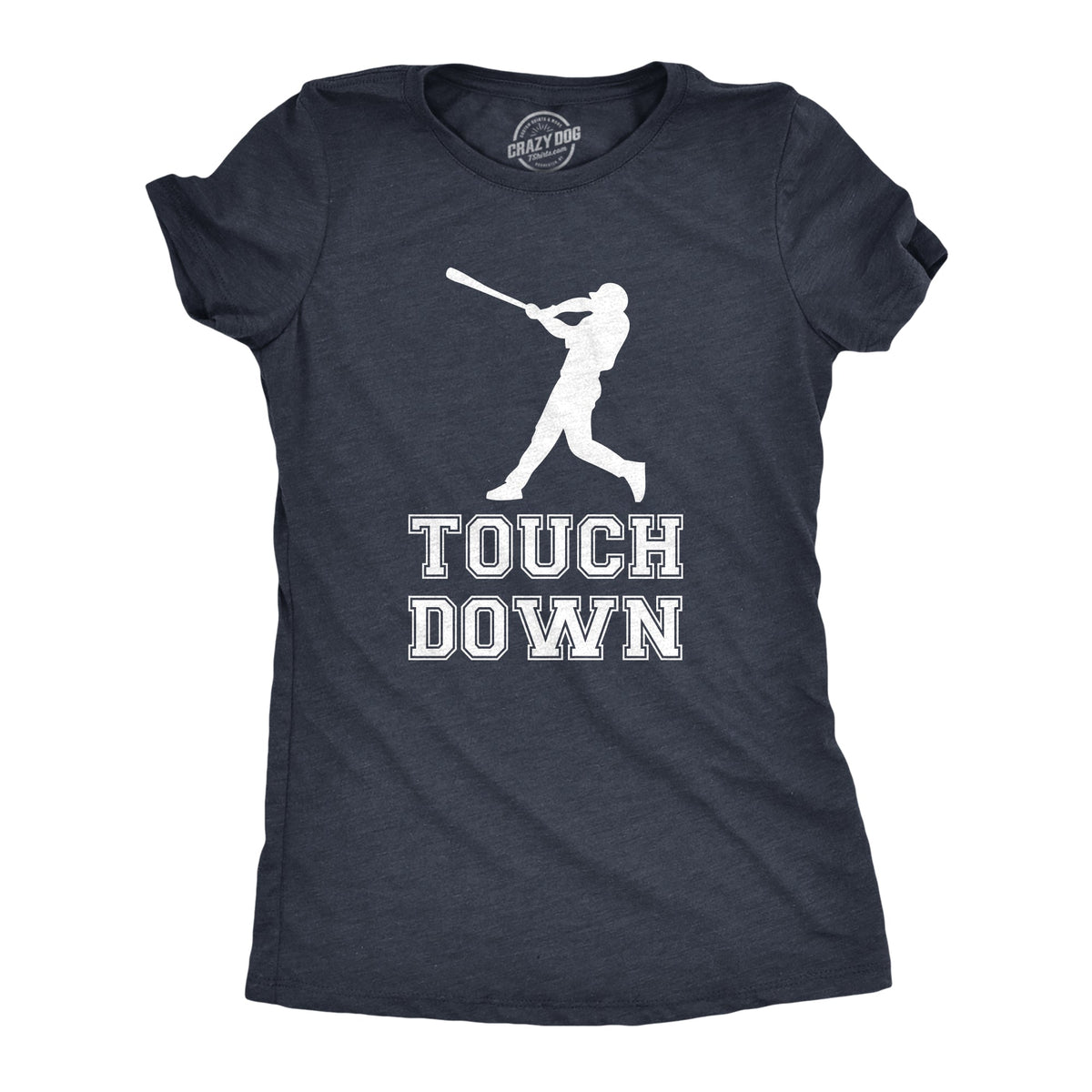 Touch Down Baseball Bat Women's T Shirt product image 1
