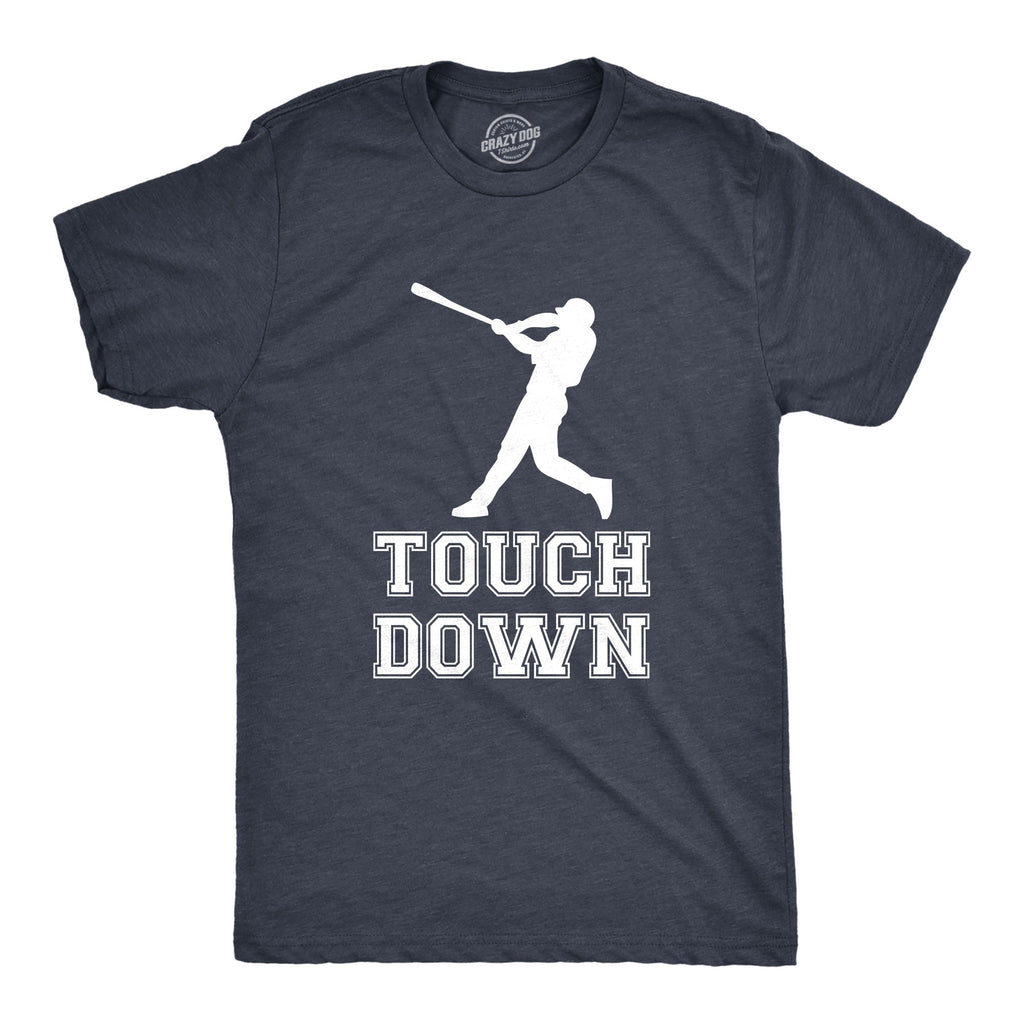 Touch Down Baseball Bat Men's T Shirt product image 1