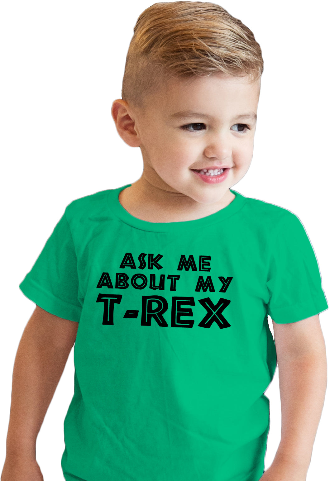 Ask Me About My T-Rex Toddler T Shirt product image 3