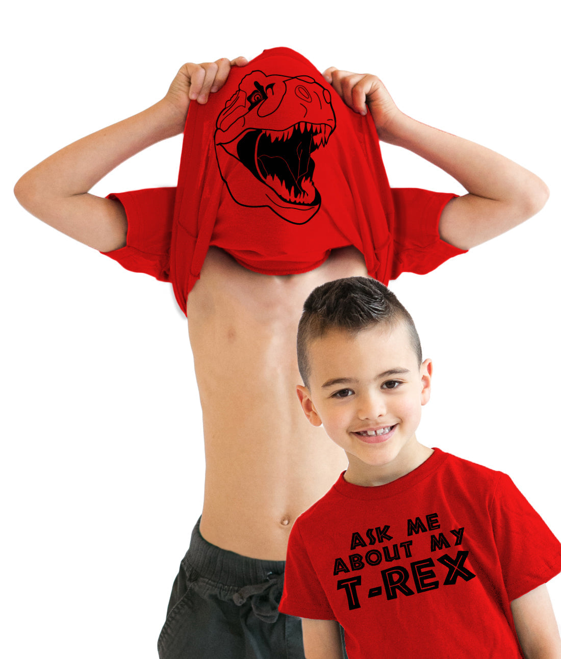Ask Me About My T-Rex Toddler T Shirt product image 12