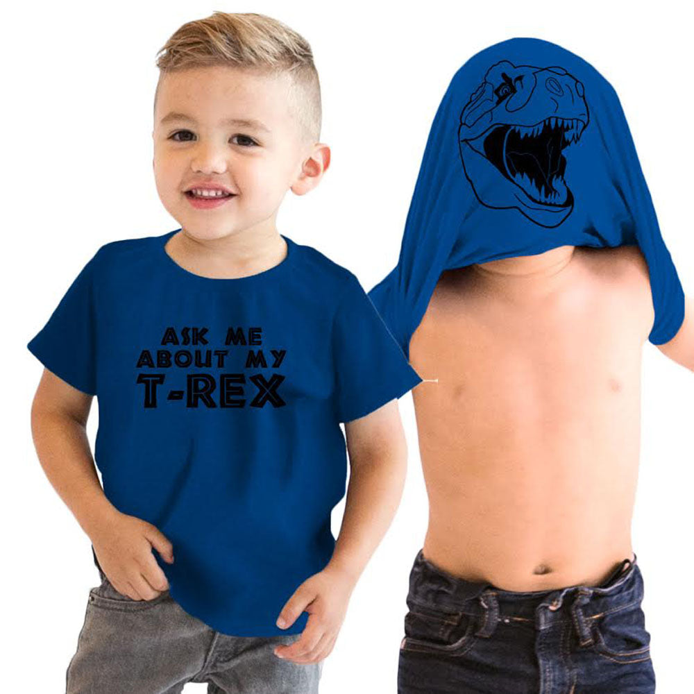 Ask Me About My T-Rex Toddler T Shirt product image 16