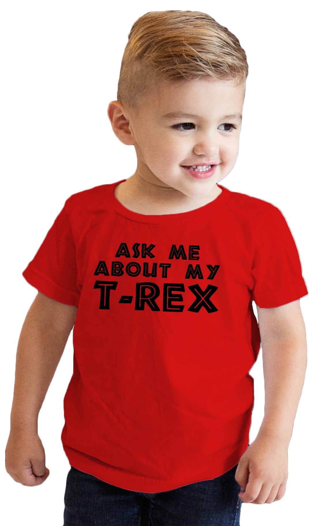 Ask Me About My T-Rex Toddler T Shirt product image 8