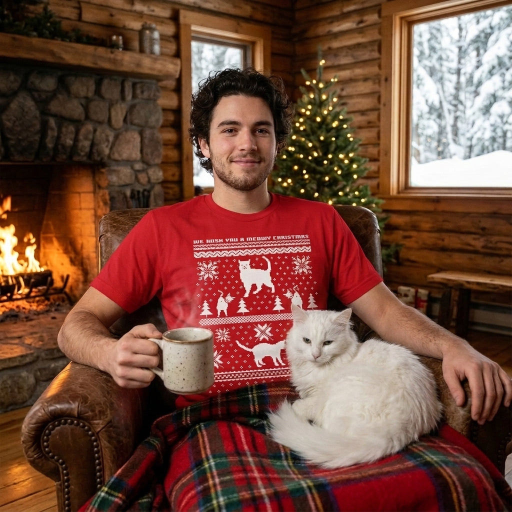 8 Bit Cat Butt Men's T Shirt product image 2