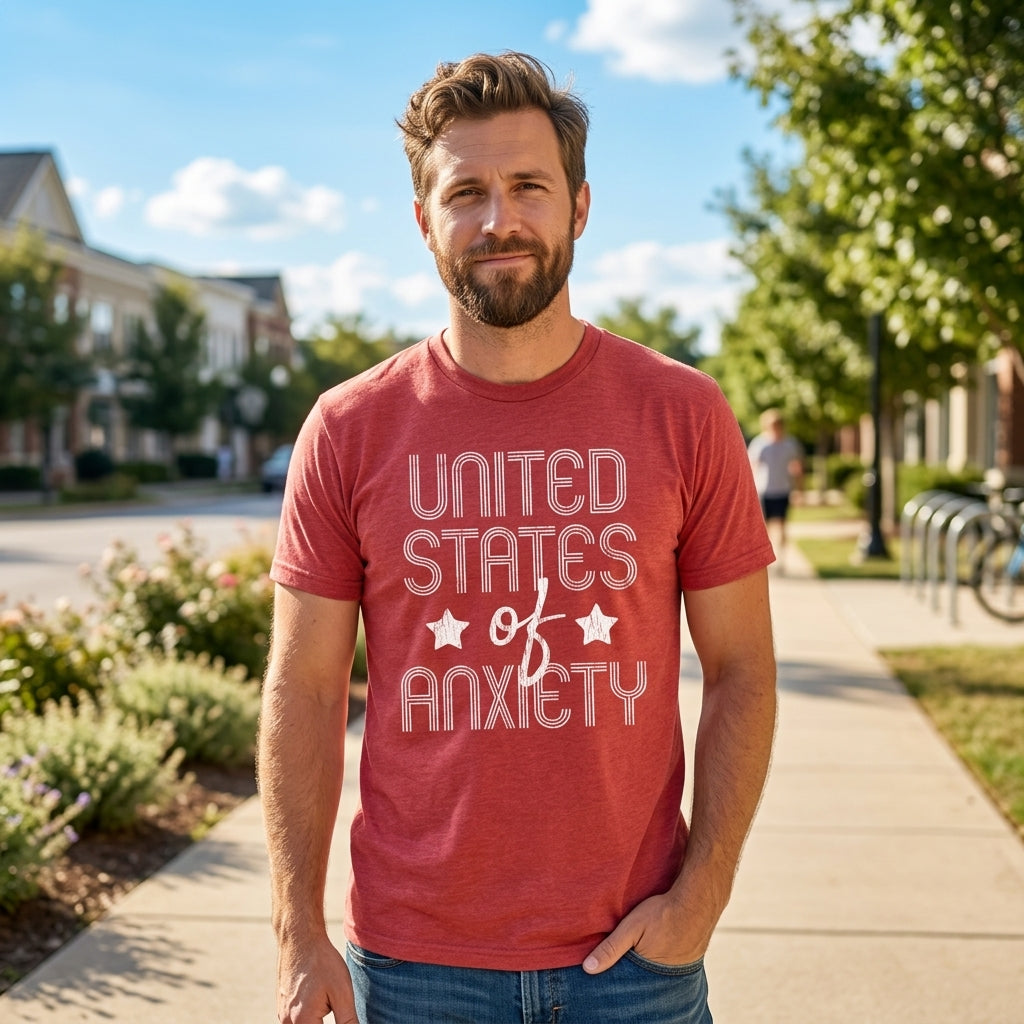 United States Of Anxiety Men's T Shirt product image 4