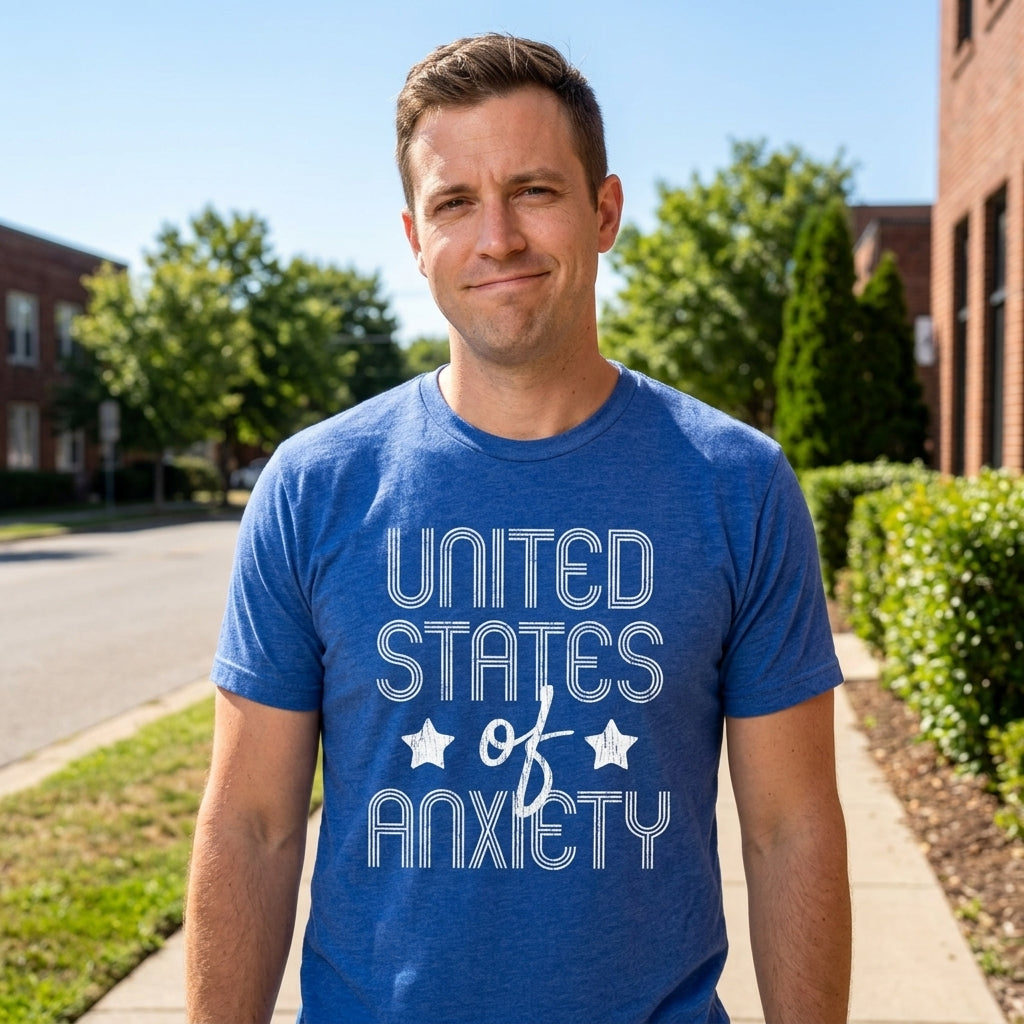 United States Of Anxiety Men's T Shirt product image 7
