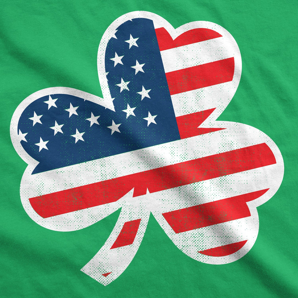 American Flag Shamrock Men's T Shirt product image 3