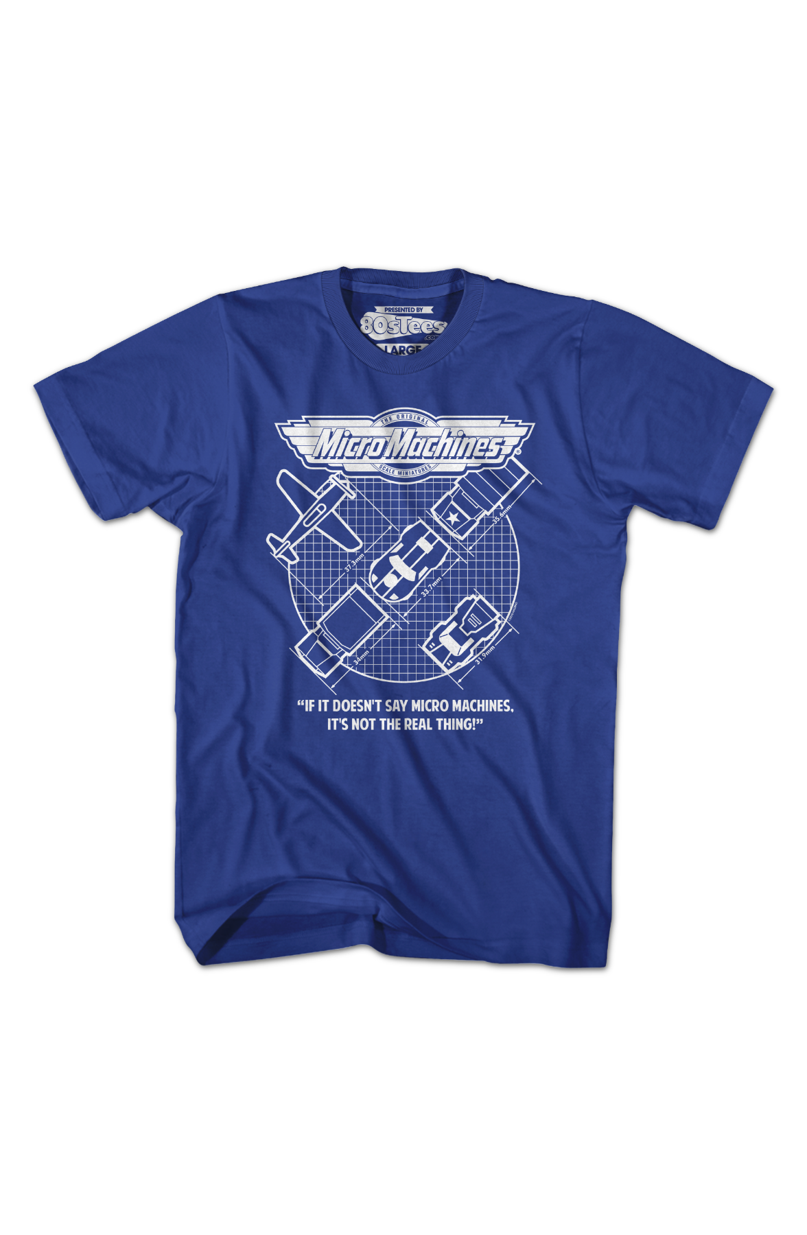Vintage Blueprints Micro Machines T-Shirt product image 2