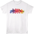 Watercolor Cityscape Phoenix Arizona T-Shirt product image 1