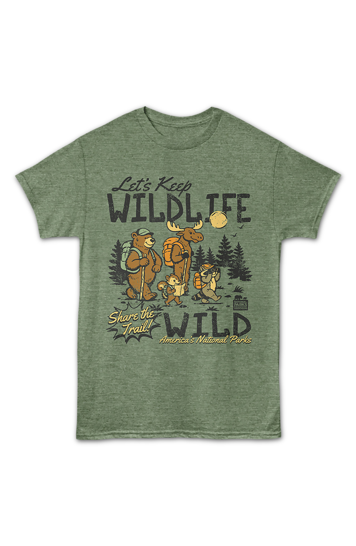 Keep Wildlife Wild America's National Parks T-Shirt product image 2