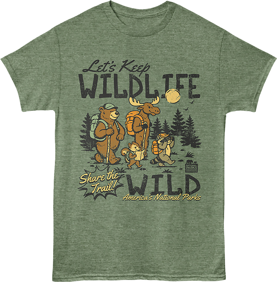 Keep Wildlife Wild America's National Parks T-Shirt product image 1