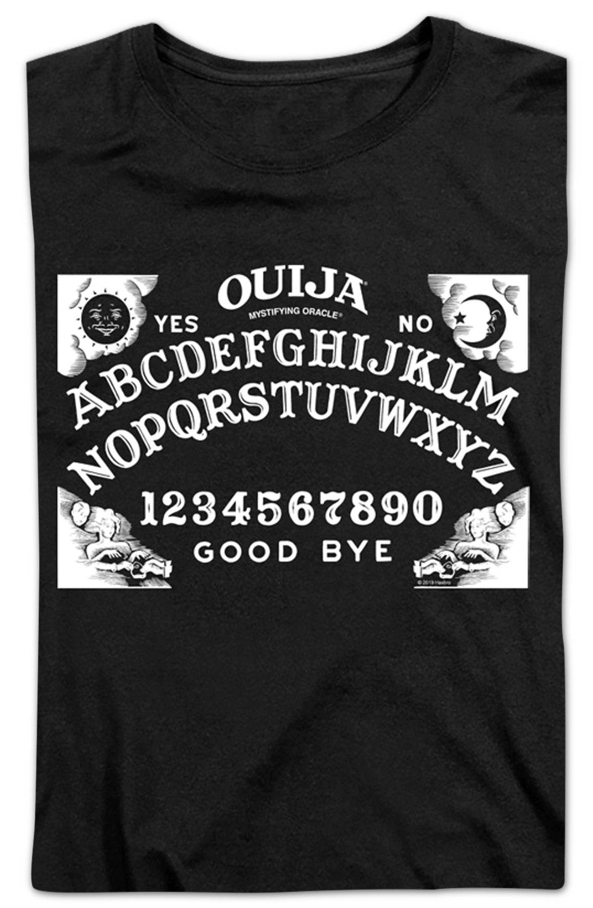 Womens Black Ouija Board Shirt product image 2