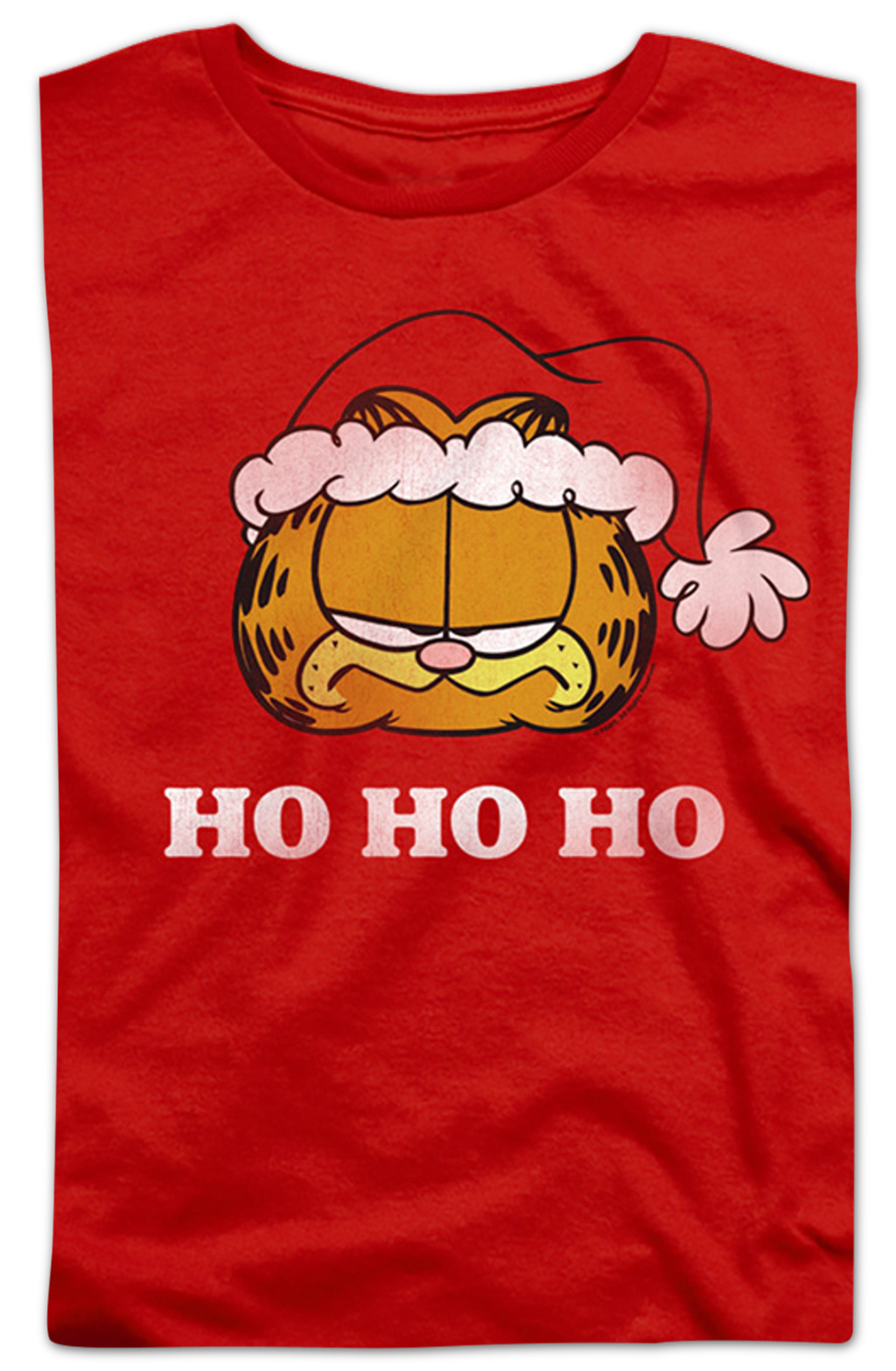 Womens Ho Ho Ho Garfield Christmas Shirt product image 2