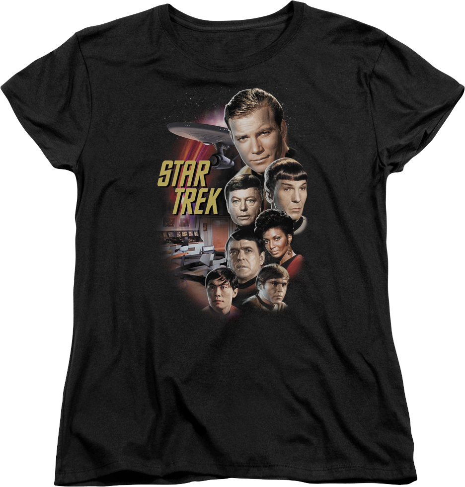 Womens Original Series Cast Star Trek Shirt product image 1