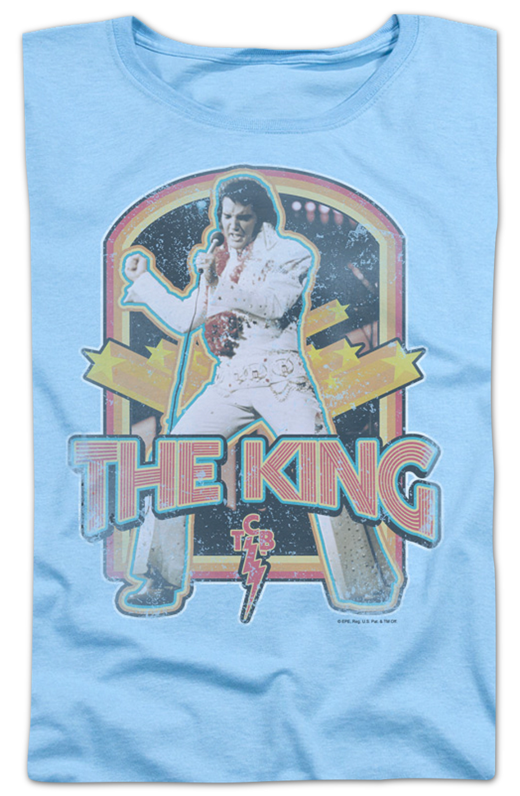 Womens Retro The King Elvis Presley Shirt product image 2