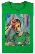 Womens Sheldon Painting Big Bang Theory Shirt product image 1