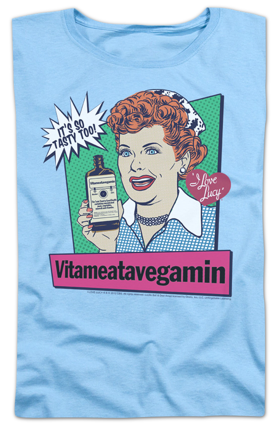 Womens Vitameatavegamin I Love Lucy Shirt product image 2