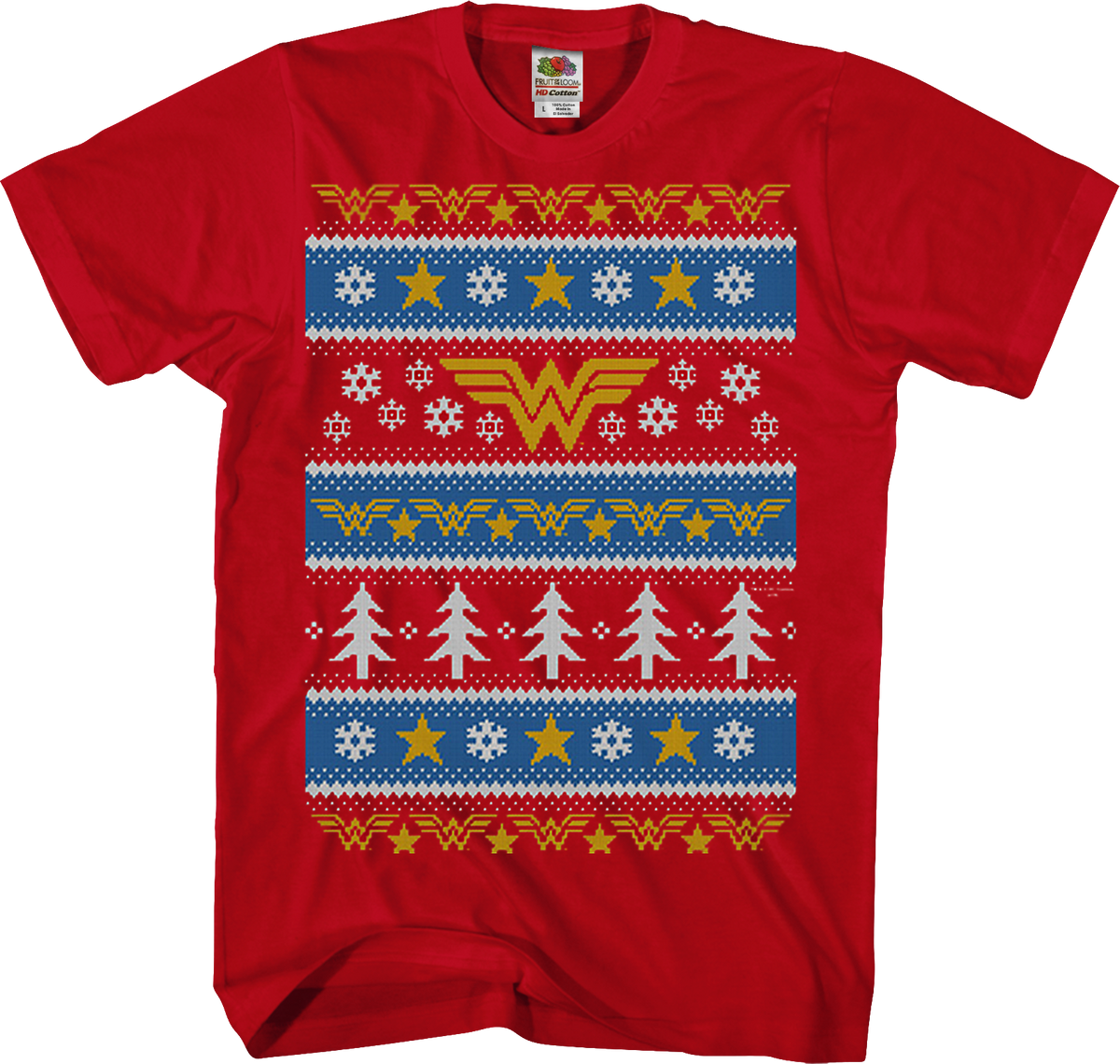 Wonder Woman Ugly Faux Knit DC Comics T-Shirt product image 1