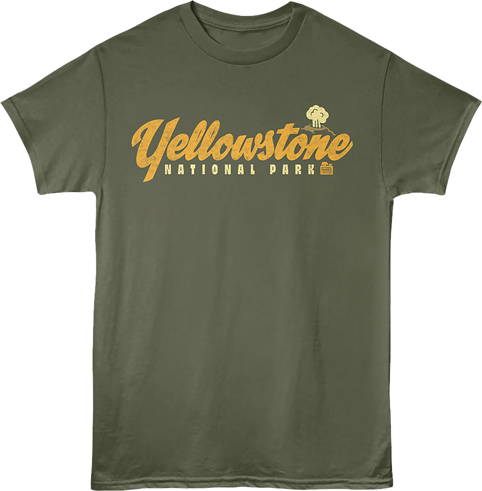 Vintage Geyser Yellowstone National Park T-Shirt product image 1
