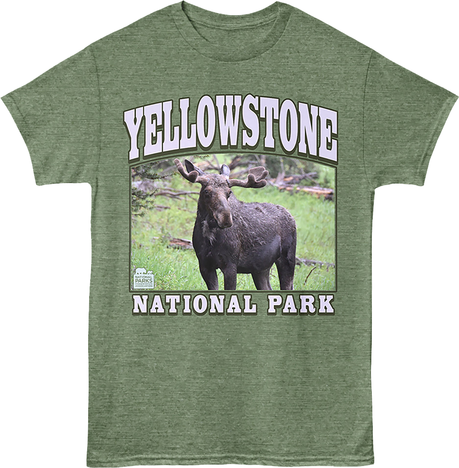 Moose Photo Yellowstone National Park T-Shirt product image 1